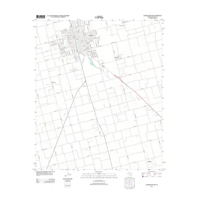 2012 Map of Lamesa South, 2012 Print