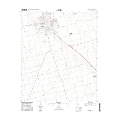 2016 Map of Lamesa South, 2016 Print