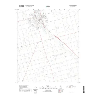 2019 Map of Lamesa South, 2019 Print