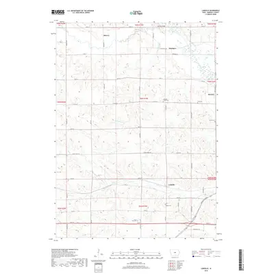 2018 Map of LaMoille, 2018 Print
