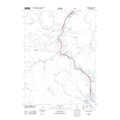 2012 Map of Lamoine, 2012 Print