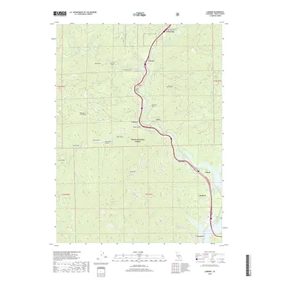 2018 Map of Lamoine, 2018 Print