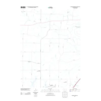 2013 Map of Lamoni North, 2013 Print
