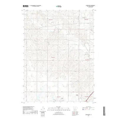 2018 Map of Lamoni North, 2018 Print