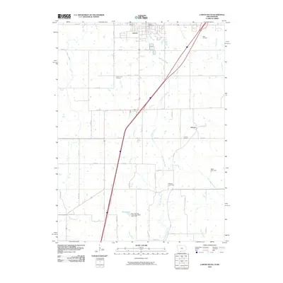 2010 Map of Lamoni South, 2010 Print