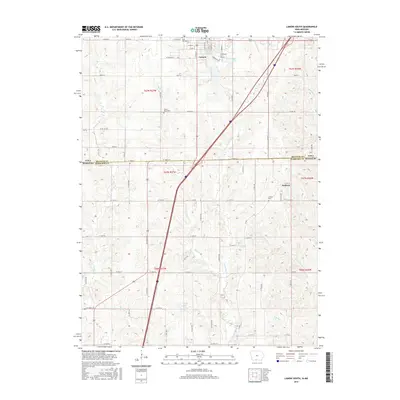 2015 Map of Lamoni South, 2015 Print