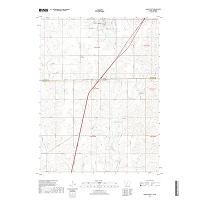 2018 Map of Lamoni South, 2018 Print