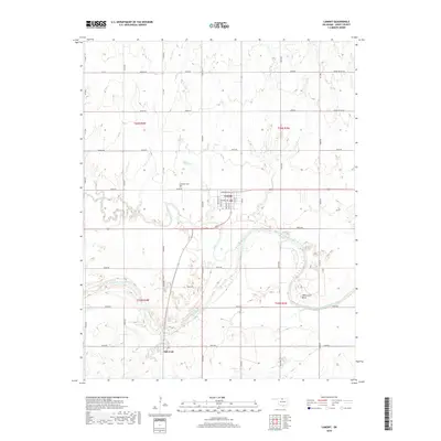 2018 Map of Lamont, 2018 Print