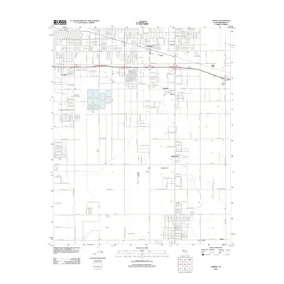 2012 Map of Lamont, 2012 Print