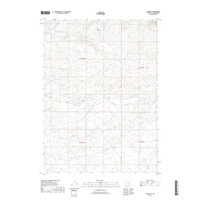 2018 Map of Lamont NE, 2018 Print