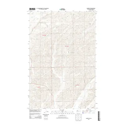 2014 Map of Lamont NE, 2014 Print