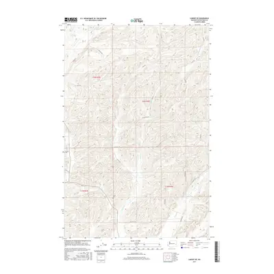 2017 Map of Lamont NE, 2017 Print