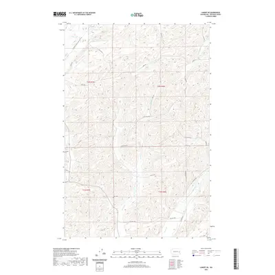 2020 Map of Lamont NE, 2020 Print