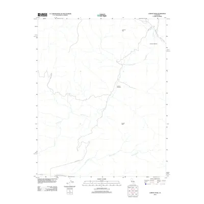 2012 Map of Lamont Peak, 2012 Print