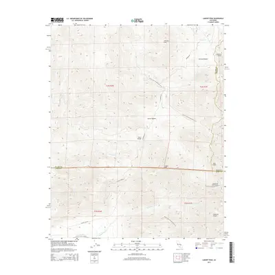 2015 Map of Lamont Peak, 2015 Print