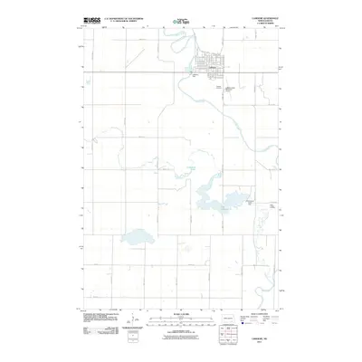 2011 Map of LaMoure, 2011 Print
