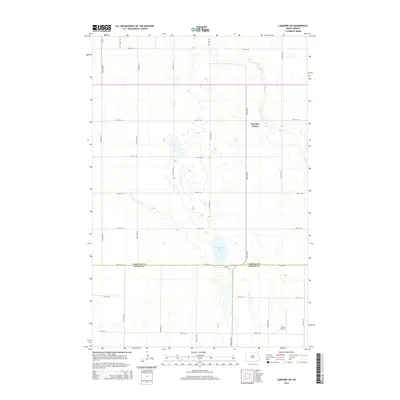 2014 Map of LaMoure SW, 2014 Print