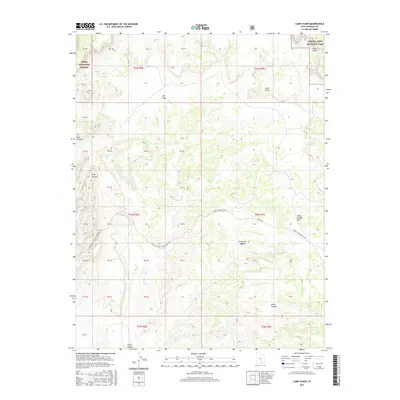 2017 Map of Lamp Stand, 2017 Print