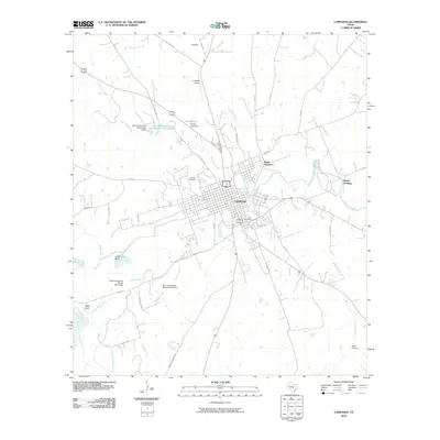 2010 Map of Lampasas, 2010 Print