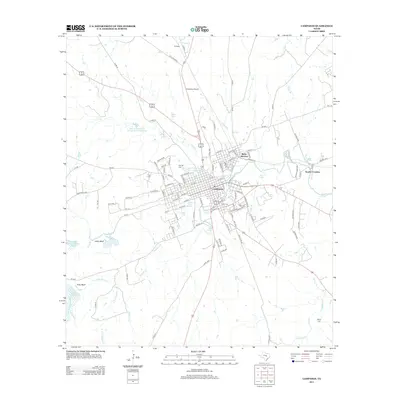 2013 Map of Lampasas, 2013 Print