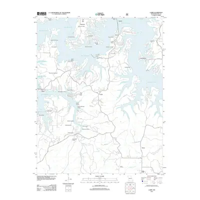 2012 Map of Lampe, 2012 Print