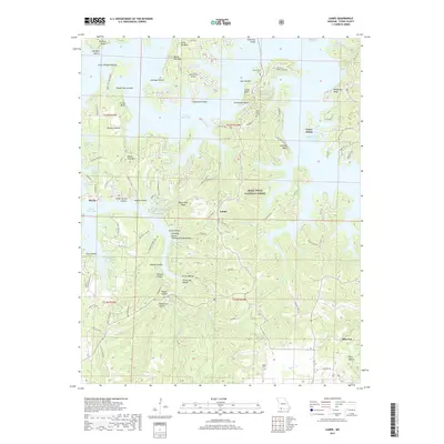 2017 Map of Lampe, 2017 Print