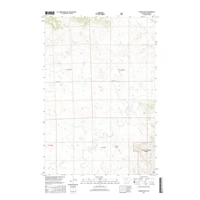 2017 Map of Lampkin Gulch, 2017 Print