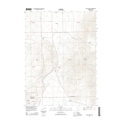 2014 Map of Lampo Junction, 2014 Print