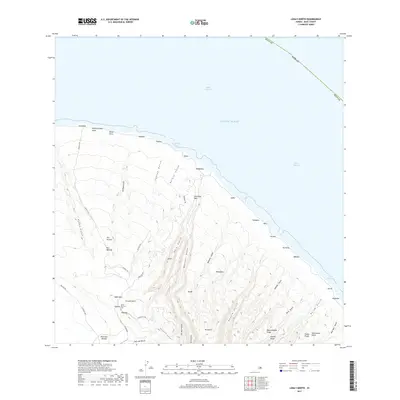 2017 Map of Lanai North, 2017 Print