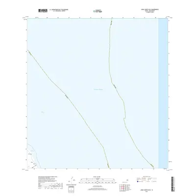 2017 Map of Lanai North OE E, 2017 Print