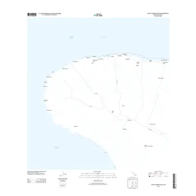 2013 Map of Lanai North OE W, 2013 Print