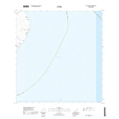 2017 Map of Lanai South OE E, 2017 Print