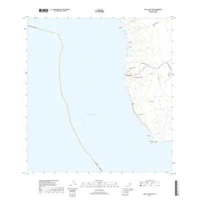 2017 Map of Lanai South OE W, 2017 Print
