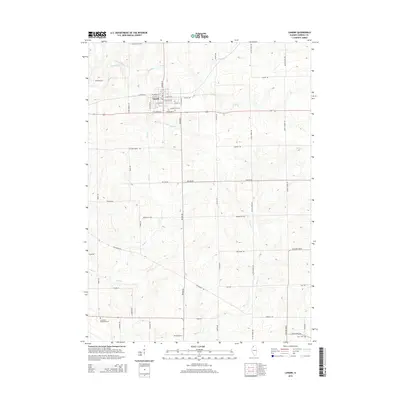 2015 Map of Lanark, 2015 Print