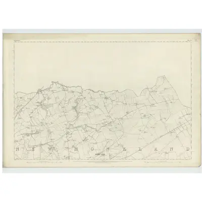 1859 Map of Lanarkshire, Sheet III, 1864 Print