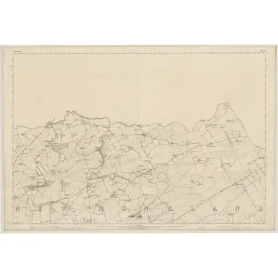 1859 Map of Lanarkshire, Sheet III, 1864 Print