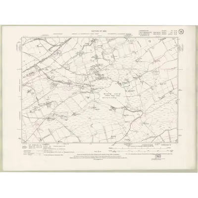 1910 Map of Lanarkshire Sheet IV.SW, 1922 Print
