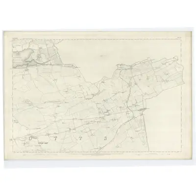 1859 Map of Lanarkshire, Sheet IX (with extension IXA), 1864 Print