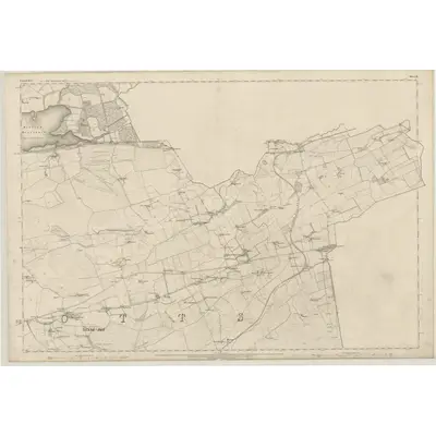 1859 Map of Lanarkshire, Sheet IX (with extension IXA), 1864 Print
