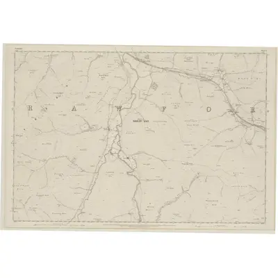 1859 Map of Lanarkshire, Sheet L, 1863 Print