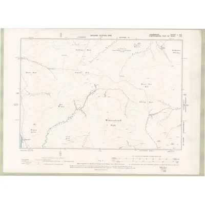 1896 Map of Lanarkshire Sheet L.SE, 1898 Print