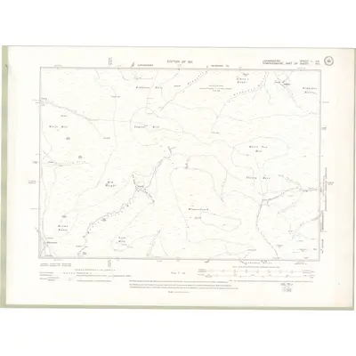 1909 Map of Lanarkshire Sheet L.SE, 1911 Print