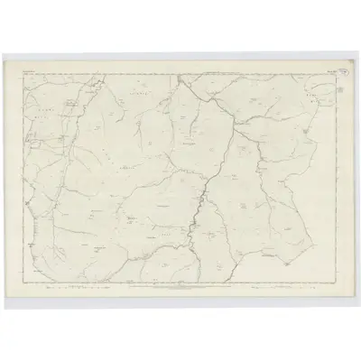 1859 Map of Lanarkshire, Sheet LIII, 1863 Print