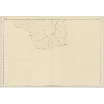 1859 Map of Lanarkshire, Sheet LV, 1863 Print