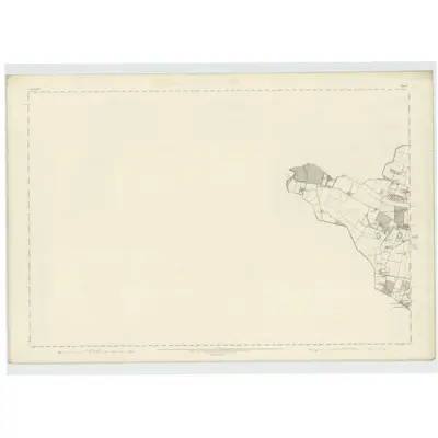1858 Map of Lanarkshire, Sheet V, 1864 Print