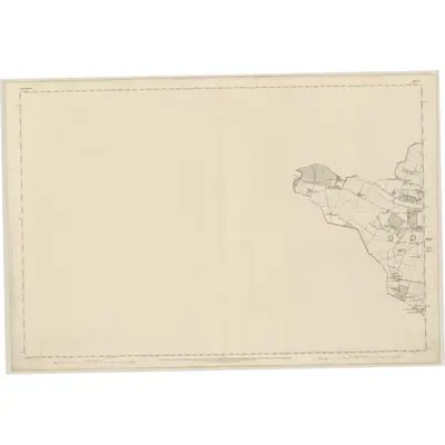 1858 Map of Lanarkshire, Sheet V, 1864 Print