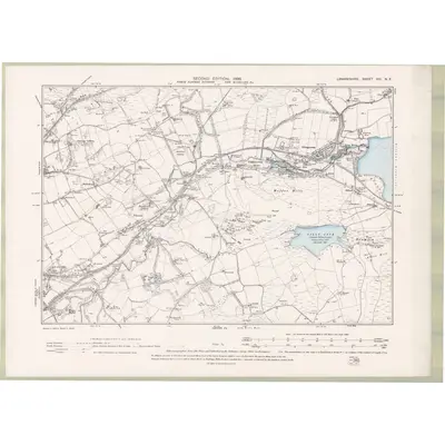 1897 Map of Lanarkshire Sheet VIII.NE, 1899 Print