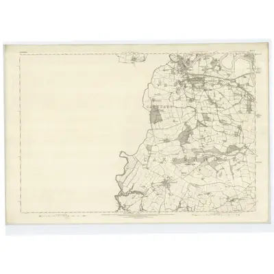 1859 Map of Lanarkshire, Sheet X, 1864 Print