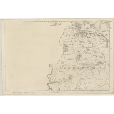 1859 Map of Lanarkshire, Sheet X, 1864 Print