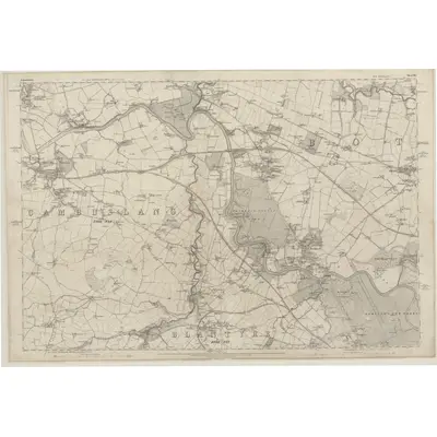 1859 Map of Lanarkshire, Sheet XI, 1864 Print